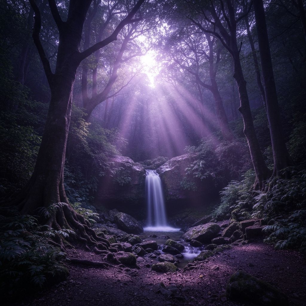 Mystical twilight background